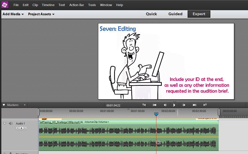 Editing sound